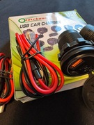 OIntckwan USB Charger ładowarka samochodowa gniazdo do montażu zestaw 2szt