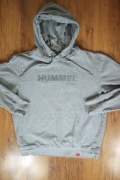 Bluza Hummel r. L szara z kapturem bawełniana przez głowę 