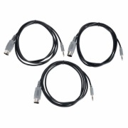 Befaco TRS-MIDI Cable Type B - zestaw - 3 kable - adapter, przejściówka