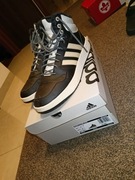 Buty męskie Adidas zimowe Hoops 3.0 czarne beżowe 44 2/3