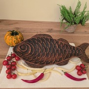 Gliniany talerz  na ryby 44,5cm