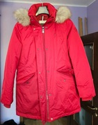 Kurtka Tommy Hilfiger Parka Ess WW0WW33863 Czerwony Regular Fit