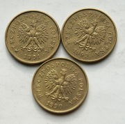 2 grosze 1990 1991 1992 zestaw Stan !! WYPRZEDAŻ 