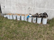 Oddam za darmo 21 sztuk beczek 60 litrowych po impregnacie do drewna