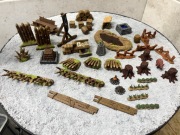 Warhammer MESBG zestaw ruin drzew tereny gier makiet