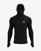 Bluza Compressport 3D Thermo UltraLight Racing Hoodie - black. Rozmiar - L
