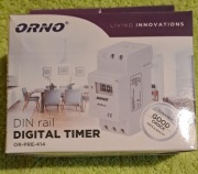ELEKTRONICZNY PROGRAMATOR JEDNOFAZOWY NA SZYNĘ DIN „ORNO OR-PRE-414”