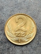 2 zł 1976 r. b.z PRL mennicze piękne 2