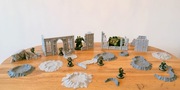 Kratery i ruiny do Gier bitewnych Warhammer 40k, Necromunda i inne(druk3d)
