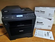 Brother DCP-8110DN drukarka  Nowy bęben, Nowy toner, Mały przebieg