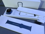 Apple watch serii 7 GPS + Callular 41mm niebieski + dodatki