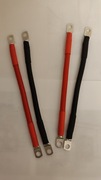 Kabel do łączenia akumulatorów żelowy miękki 35MM2  kpl.2 szt po 20 cm m8