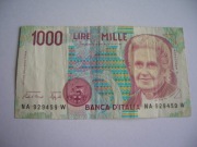 Włochy 1000 lirów 1990