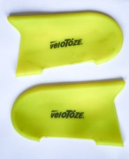 Ochraniacze na buty VELOTOZE Silicone Toe Cover – żółte, wodoodporne