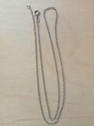 UNIWERSALNY SREBRNY ŁAŃCUSZEK 50cm vintage ze srebra 925