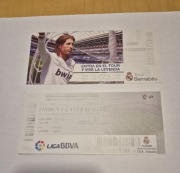 Real Madryt  bilety kolekcjonerskie /Sergio Ramos