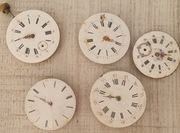 Stary zegarek kieszonkowy Mechanizmy 5 sztuk