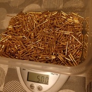 Piny pozłacane,  500gram piny przemysłowe.