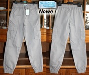 Szare spodnie typu Cargo - 10 -11 lat