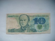 POLSKA BANKNOT PRL 10 zł 1982 r. seria G