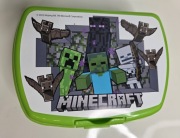 ŚNIADANIÓWKA MINECRAFT POJEMNIK ZAMYKANY ZIELONY