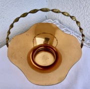 Cukiernica sygnowana miedziana ,zachowana w bardzo dobrym stanie