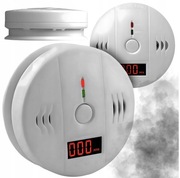 CZUJNIK CZADU TLENKU WĘGLA LCD DETEKTOR CO ALARM WYKRYWACZ CERTYFIKOWANY