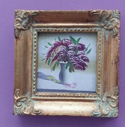 Obrazek miniatura w ramce kwiaty 