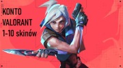 KONTO VALORANT 1-10 SKINÓW NFA 