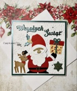 Kartka świąteczna,kartki Boże Narodzenie,ręcznie robione, z kopertą