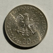 20 zł 1976 Marceli Nowotko Stan !!! bez obiegu ! 