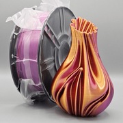 Filament 3D PLA 1kg 1.75mm Czerowno-Złoto-Fioletowy (Silk) do AMS