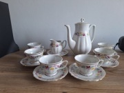 Serwis kawowy zestaw porcelany Bogucice PRL
