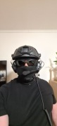 Kask PPG motoparalotniowy z łącznością radio słuchawki