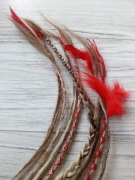 Dredy w gumce doczepy dredloki peruka warkoczyki zagęszczanie włosów treska