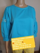 Bluzka bluza turkus Lxl MEGI Collection 