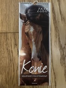 Pocztówkowy kalendarz konie 2020r. 10 kartek, do kolekcji 