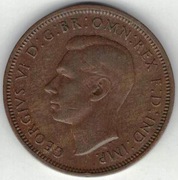 118 Wielka Brytania 1/2 pensa half penny 1948