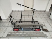 Bagażnik  - belka do przewozu skutera - rowerów - najazd 185cm SOLIDNA