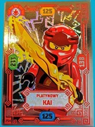 Lego Ninjago karta nr 254 Platynowy Kai unikat!!!