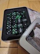 Necrons kostki do gry warhammer nieoficjalne w pudełku