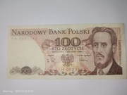 Banknot 100 zł 1988