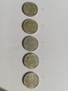 Zestaw 5 monet 10 złotych Piłsudski 3x1935, 2z1936