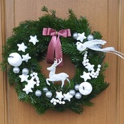 Wianek świąteczny z jodły