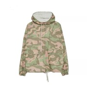 Przejściowa kurtka kangurka z kapturem z motywem moro camo military Zara M