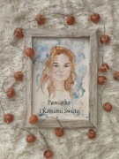 Pamiątka 1 komuni świętej, obraz portret komunijny 