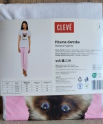 Nowa piżama damska rozmiar L z kotem kot kotek cleve