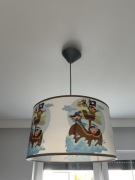 Lampa nocna Żyrandol do pokoju dziecięcego Pirat