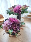 zestaw na grób, Stroik na cmentarz plus wkład do wazonu,  nr 2