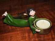 Dekoracyjny aniołek świecznik 